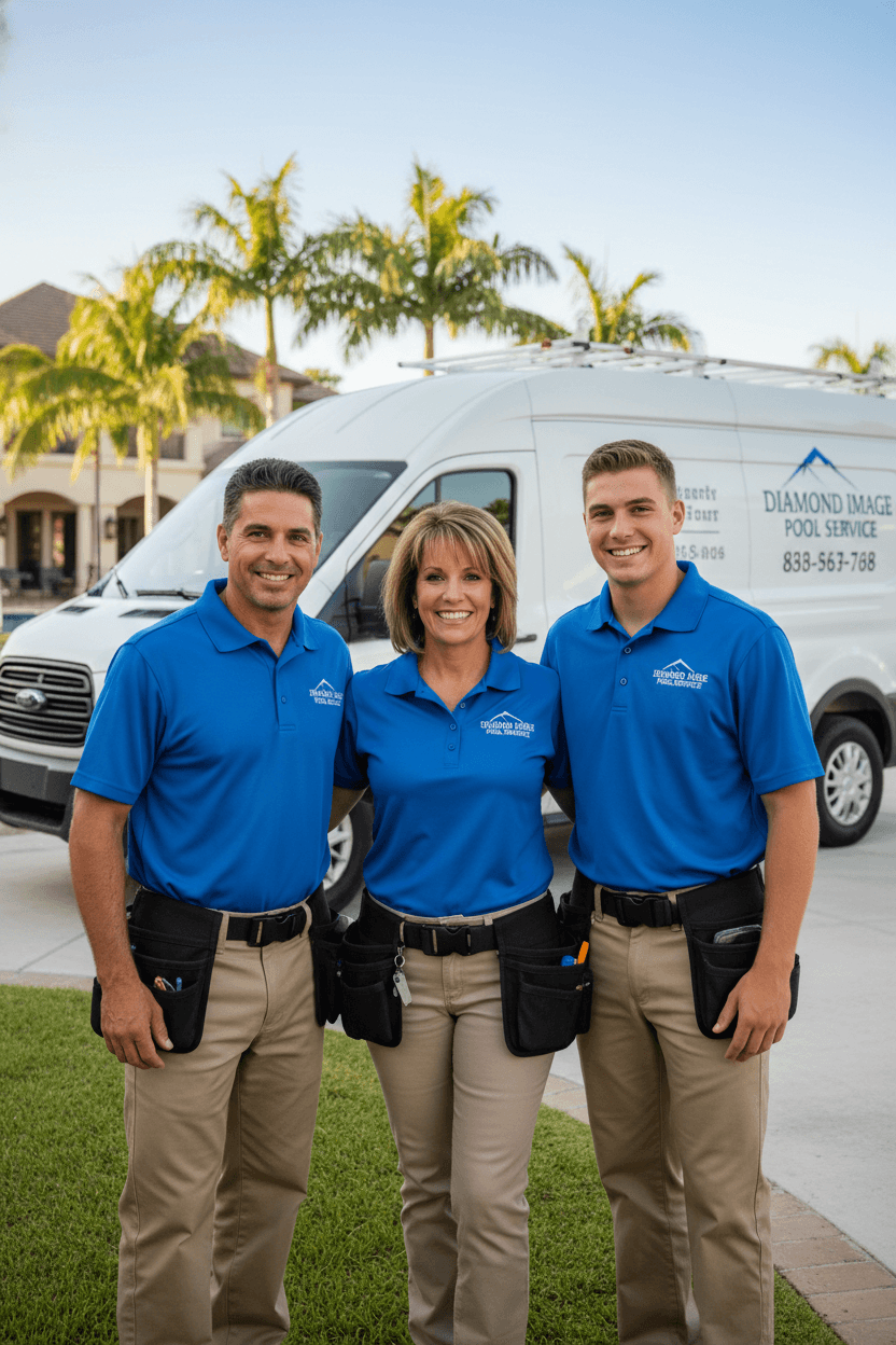 Diamond Image Pool Service family business owners